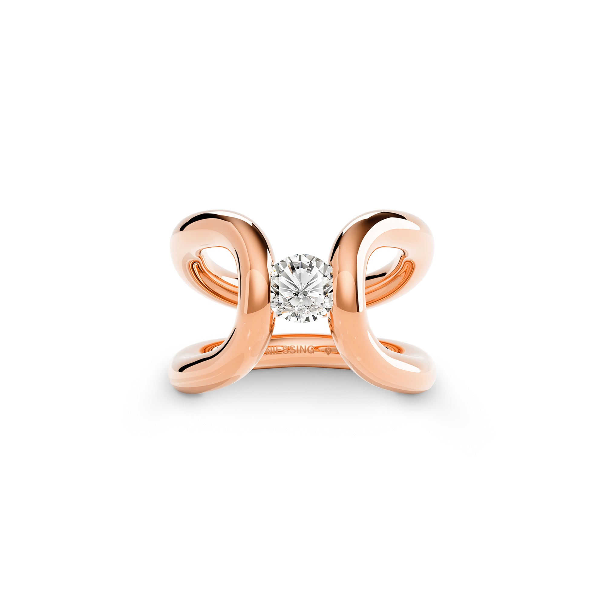 Niessing Spannring® Ära C (N411910-cr) mit Diamant