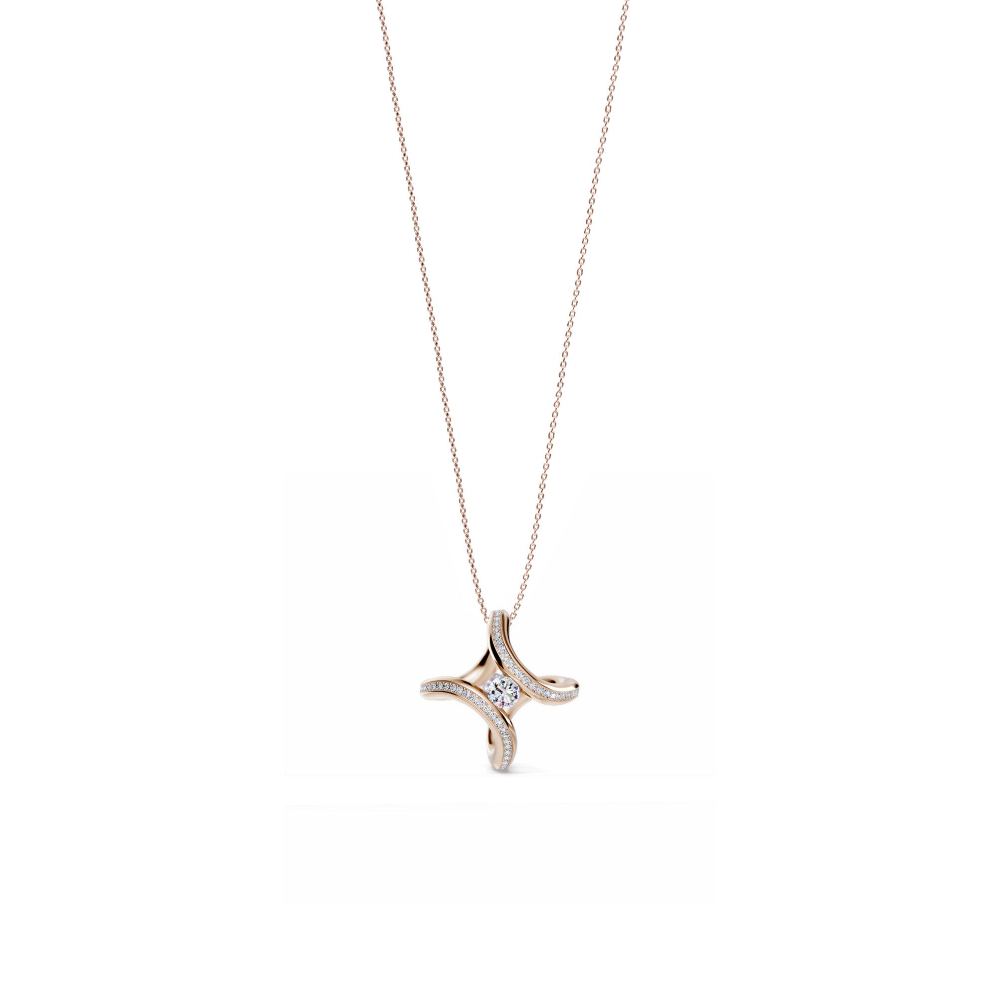 Niessing Spannring® Ära Highlights Anhänger - N393915-1.8mm-0.1ct (1ct-rw) mit Diamant