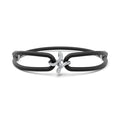 Niessing Spannring® Ära Highlights Armband (N392915-black-pt) aus Platin mit Diamant