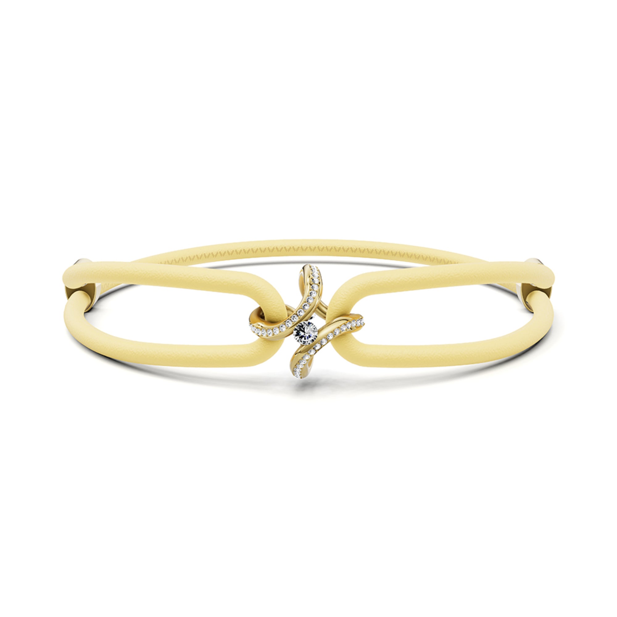 Niessing Spannring® Ära Highlights Armband (N392915-canary-cy) mit Diamant