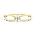 Niessing Spannring® Ära Highlights Armband (N392915-canary-pt) aus Platin mit Diamant