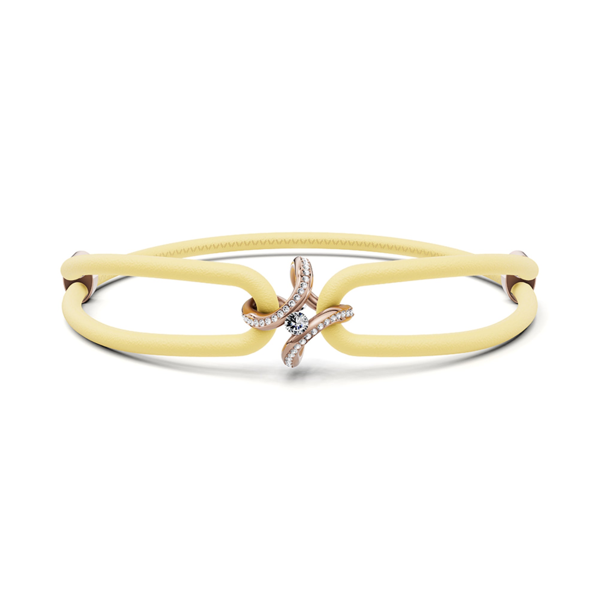 Niessing Spannring® Ära Highlights Armband (N392915-canary-rw) mit Diamant