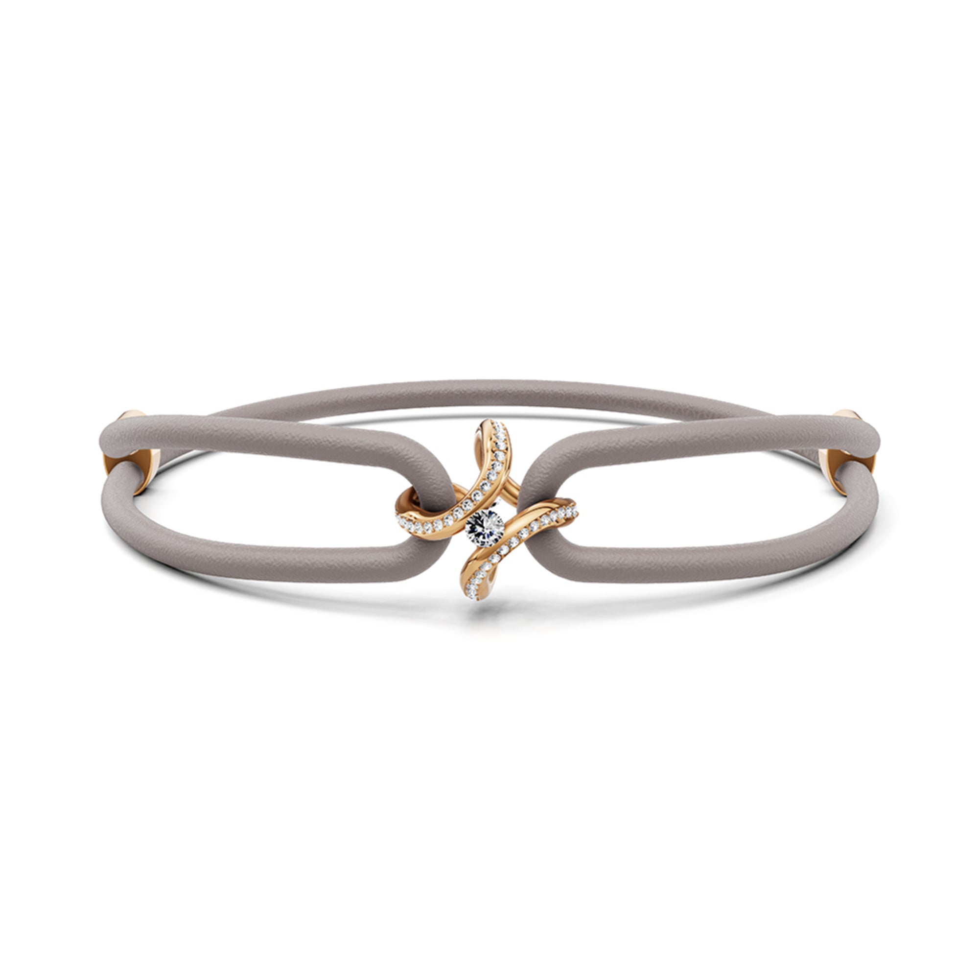 Niessing Spannring® Ära Highlights Armband (N392915-grau-fr) mit Diamant