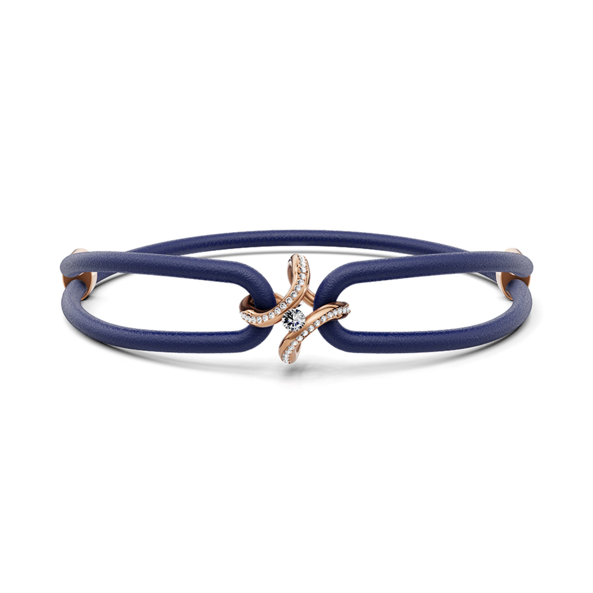 Niessing Spannring® Ära Highlights Armband (N392915-night-blue-cr) mit Diamant