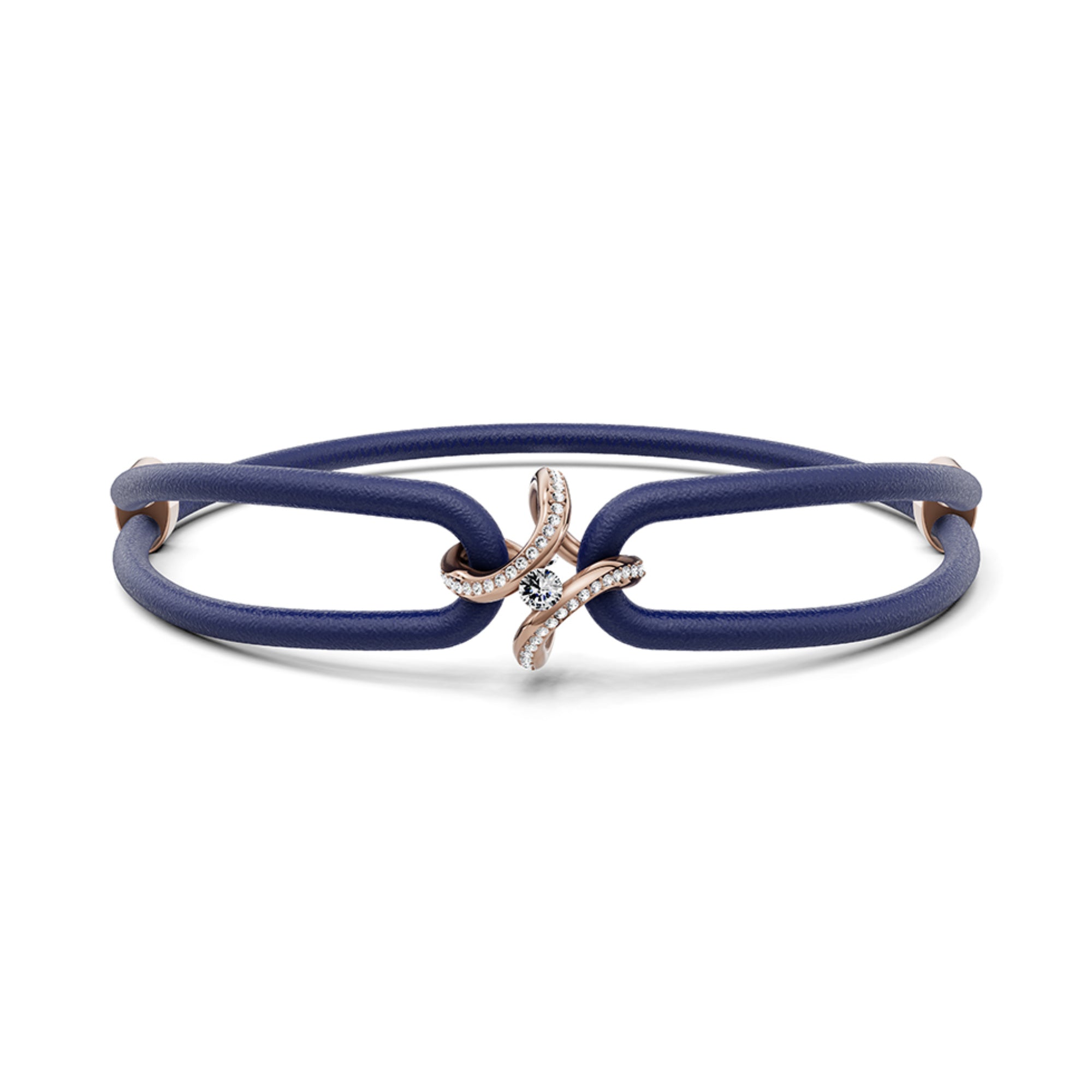 Niessing Spannring® Ära Highlights Armband (N392915-night-blue-rw) mit Diamant