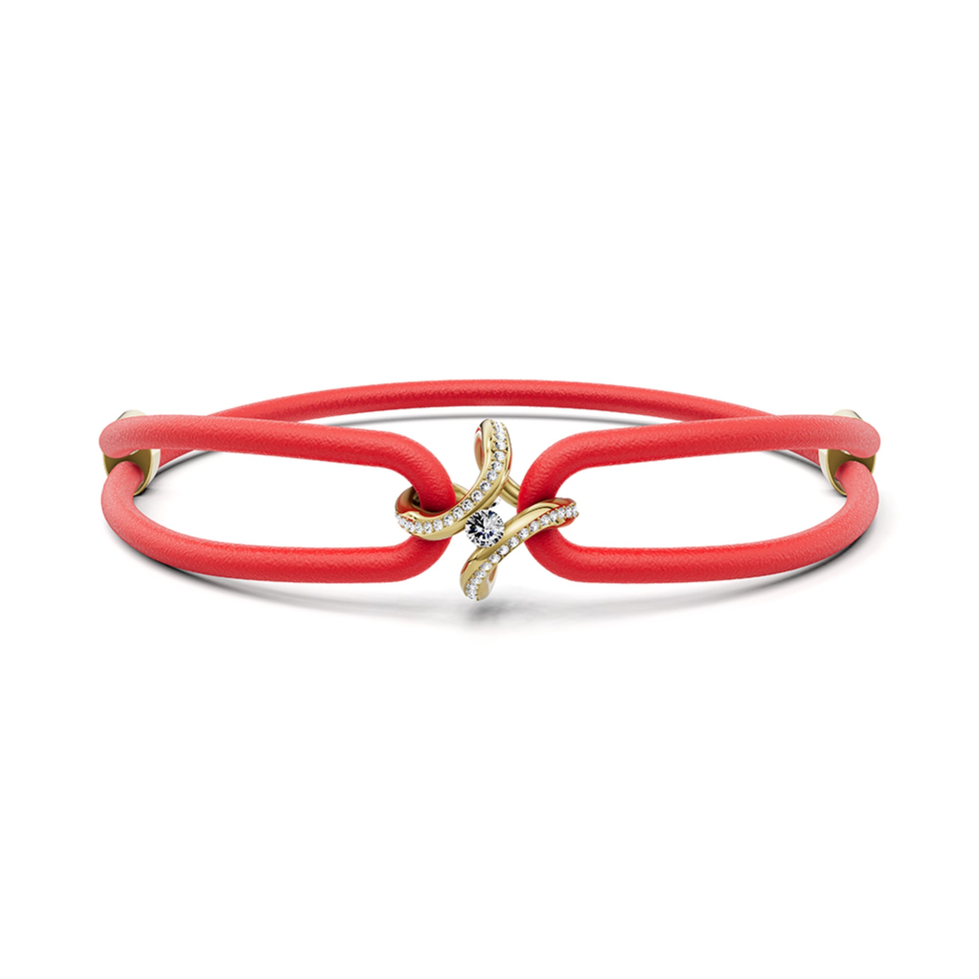 Niessing Spannring® Ära Highlights Armband (N392915-rot-cy) mit Diamant