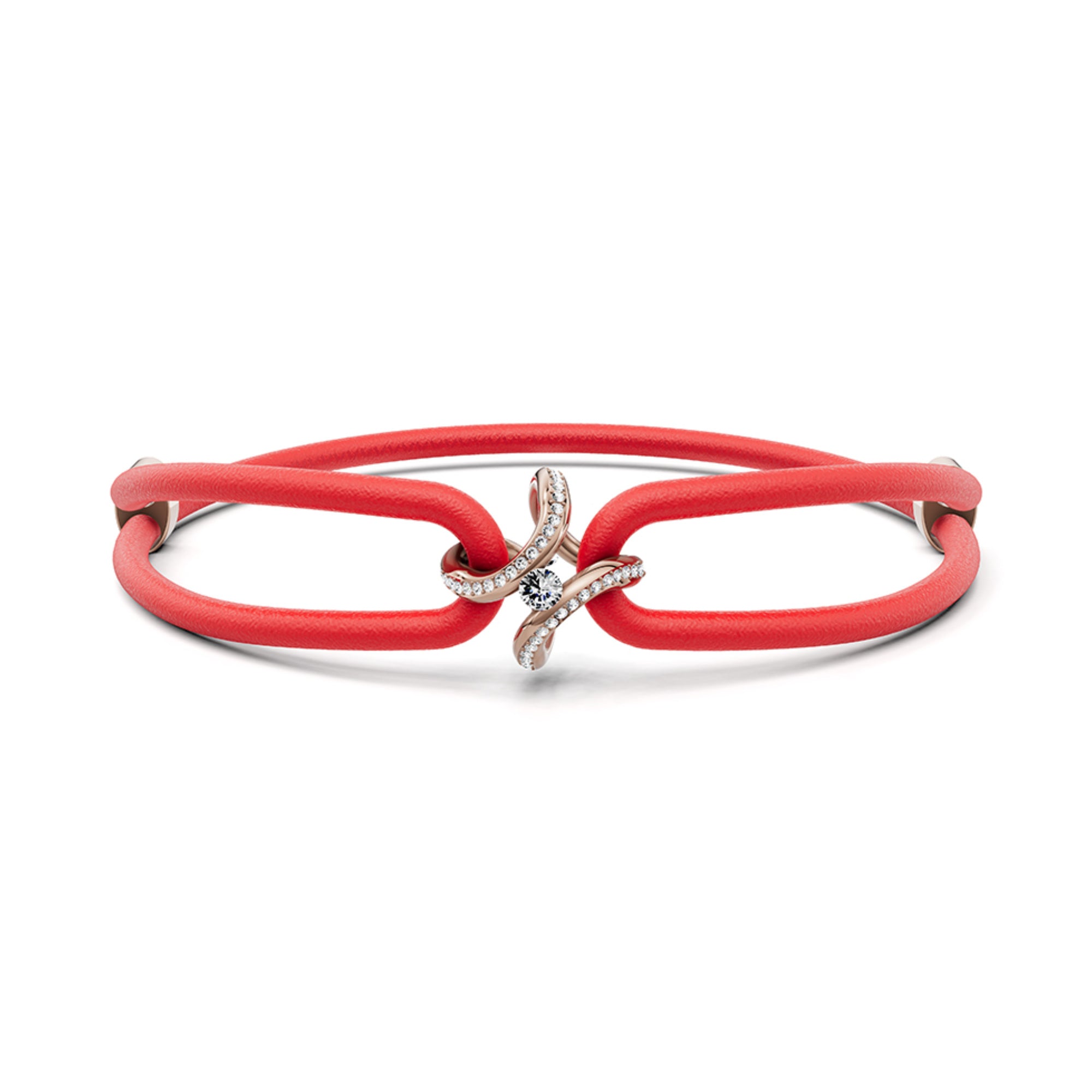 Niessing Spannring® Ära Highlights Armband (N392915-rot-rw) mit Diamant