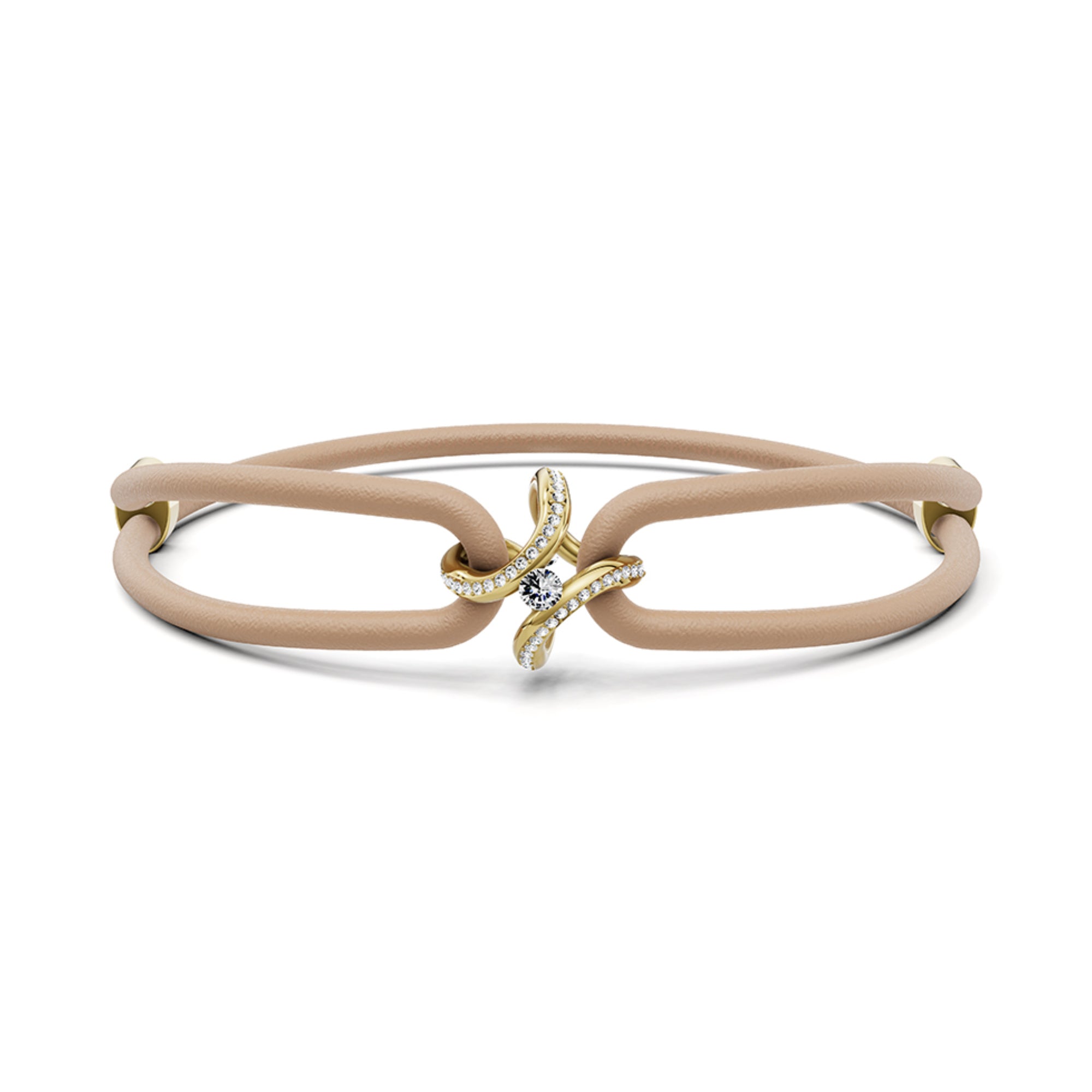 Niessing Spannring® Ära Highlights Armband (N392915-taupe-cy) mit Diamant