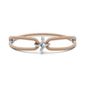 Niessing Spannring® Ära Highlights Armband (N392915-taupe-pt) aus Platin mit Diamant
