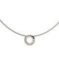 Niessing Spannring® Anhänger - N353924-12mm-0.1ct (1ct-gloss-fg) mit Diamant