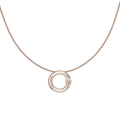 Niessing Spannring® Anhänger - N353924-14mm-0.16ct (16ct-cinnamon-gloss-rw) mit Diamant