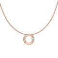 Niessing Spannring® Anhänger - N353924-14mm-0.16ct (16ct-gloss-cr) mit Diamant