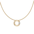 Niessing Spannring® Anhänger - N353924-14mm-0.16ct (16ct-gloss-cy) mit Diamant