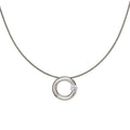 Niessing Spannring® Anhänger - N353924-14mm-0.16ct (16ct-gloss-fg) mit Diamant