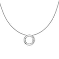 Niessing Spannring® Anhänger - N353924-14mm-0.16ct (16ct-gloss-pt) aus Platin mit Diamant