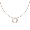 Niessing Spannring® Anhänger - N353924-14mm-0.16ct (16ct-gloss-rw) mit Diamant