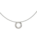 Niessing Spannring® Anhänger - N353924-14mm-0.16ct (16ct-satin-fg) mit Diamant