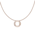 Niessing Spannring® Anhänger - N353924-15mm-0.25ct (25ct-cinnamon-gloss-rw) mit Diamant