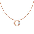 Niessing Spannring® Anhänger - N353924-15mm-0.25ct (25ct-gloss-cr) mit Diamant