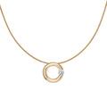 Niessing Spannring® Anhänger - N353924-15mm-0.25ct (25ct-gloss-cy) mit Diamant
