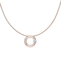 Niessing Spannring® Anhänger - N353924-15mm-0.25ct (25ct-gloss-rw) mit Diamant