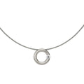 Niessing Spannring® Anhänger - N353924-15mm-0.25ct (25ct-satin-fg) mit Diamant