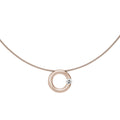 Niessing Spannring® Anhänger - N353924-15mm-0.25ct (25ct-satin-rw) mit Diamant