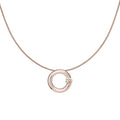 Niessing Spannring® Anhänger - N353924-16mm-0.4ct (4ct-cinnamon-gloss-rw) mit Diamant