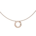 Niessing Spannring® Anhänger - N353924-16mm-0.4ct (4ct-cinnamon-satin-rw) mit Diamant