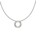 Niessing Spannring® Anhänger - N353924-16mm-0.4ct (4ct-gloss-fg) mit Diamant