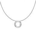Niessing Spannring® Anhänger - N353924-16mm-0.4ct (4ct-gloss-pt) aus Platin mit Diamant