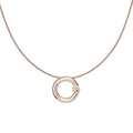 Niessing Spannring® Anhänger - N353924-17mm-0.5ct (5ct-cinnamon-gloss-rw) mit Diamant