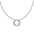 Niessing Spannring® Anhänger - N353924-17mm-0.5ct (5ct-gloss-fg) mit Diamant