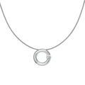 Niessing Spannring® Anhänger - N353924-17mm-0.5ct (5ct-gloss-pt) aus Platin mit Diamant