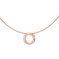 Niessing Spannring® Anhänger - N353924-17mm-0.5ct (5ct-satin-cr) mit Diamant