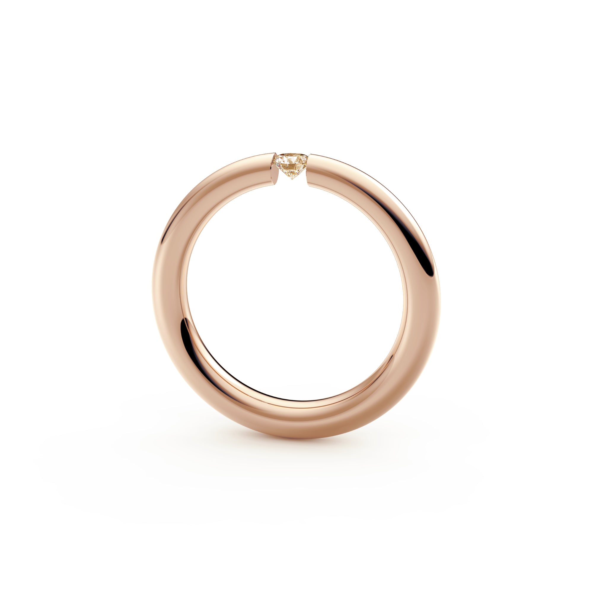 Niessing Spannring® Antares - N341983-0.12ct (12ct-cinnamon-gloss-cr) mit Diamant