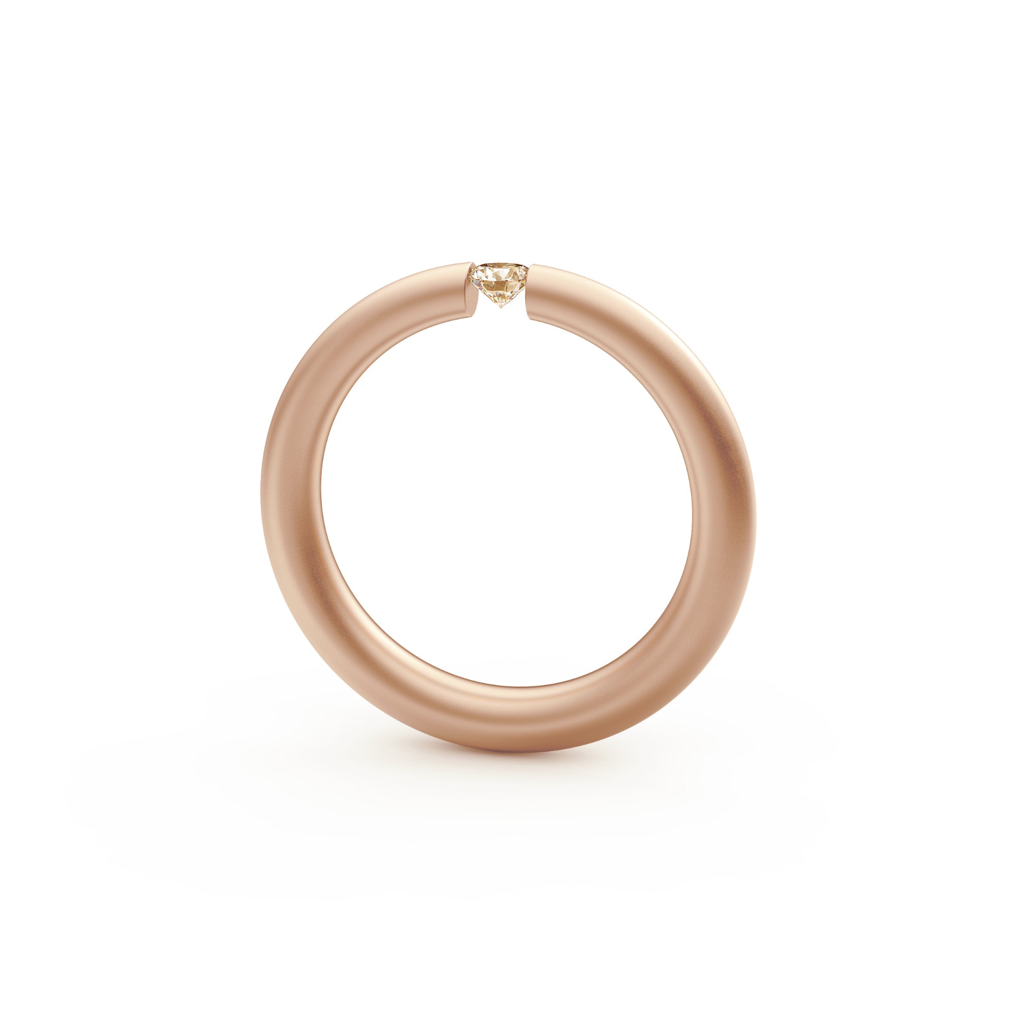 Niessing Spannring® Antares - N341983-0.12ct (12ct-cinnamon-satin-cr) mit Diamant