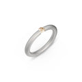 Niessing Spannring® Antares - N341983-0.12ct (12ct-cinnamon-satin-pt) aus Platin mit Diamant
