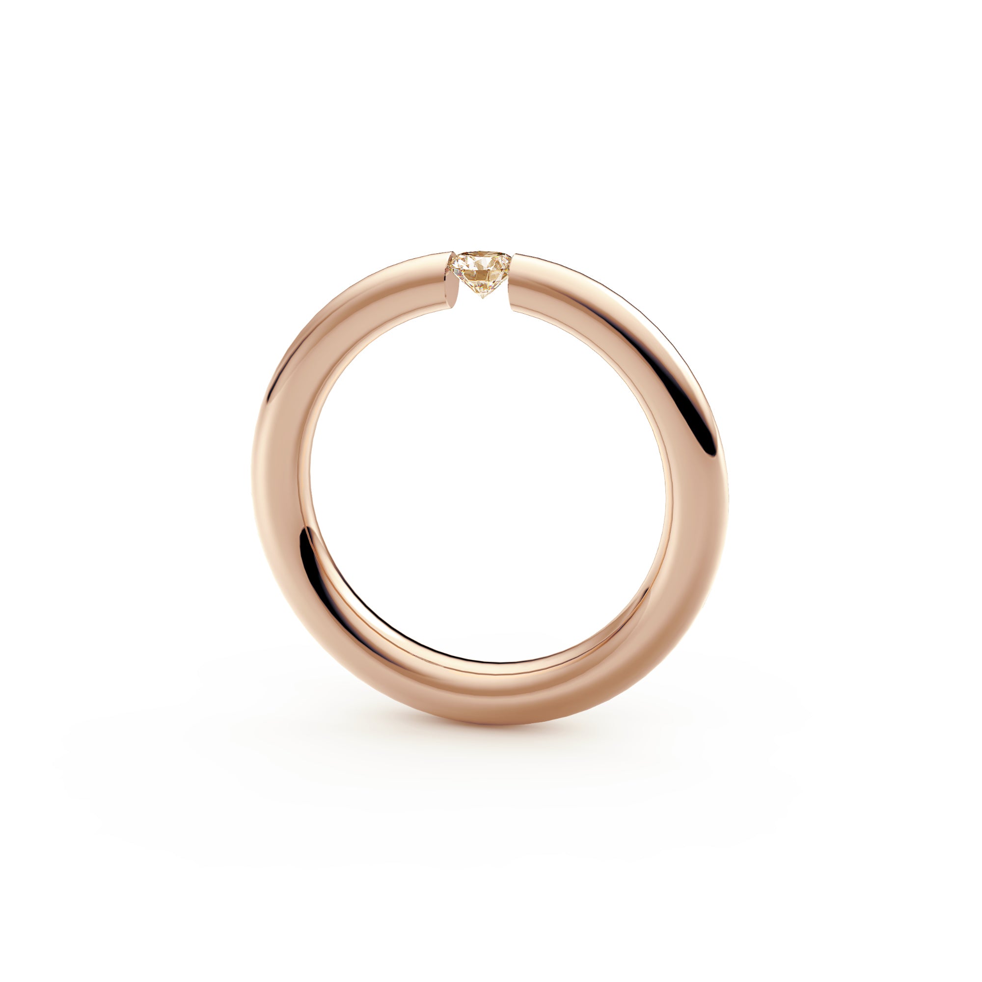 Niessing Spannring® Antares - N341983-0.16ct (16ct-cinnamon-gloss-cr) mit Diamant