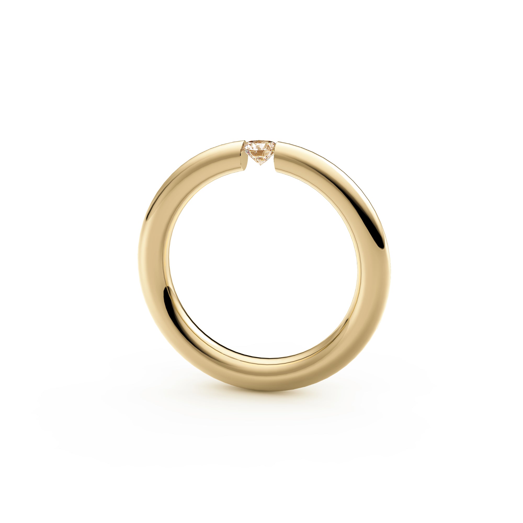 Niessing Spannring® Antares - N341983-0.16ct (16ct-cinnamon-gloss-cy) mit Diamant