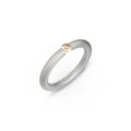 Niessing Spannring® Antares - N341983-0.16ct (16ct-cinnamon-satin-pt) aus Platin mit Diamant