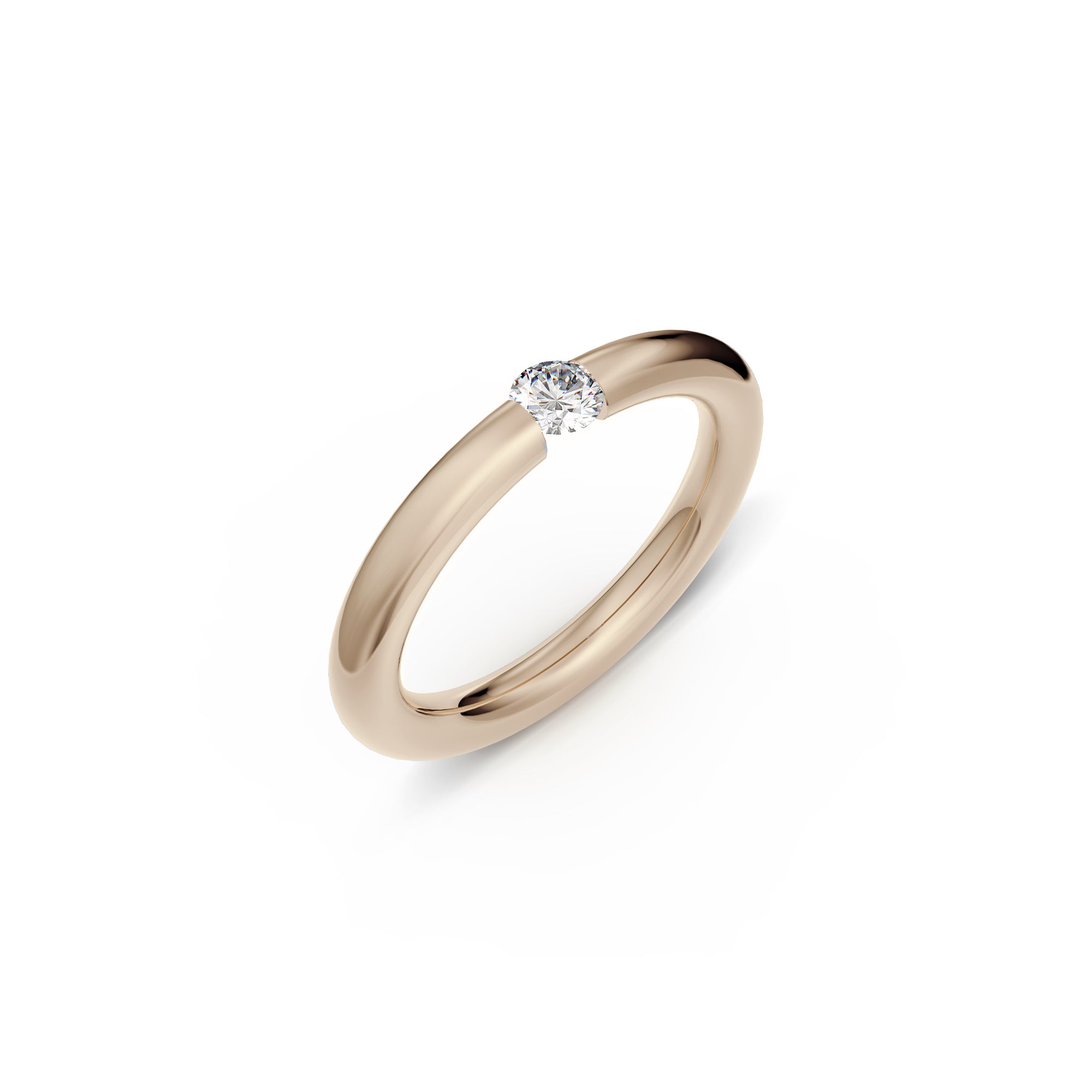 Niessing Spannring® Antares - N341983-0.16ct (16ct-fvs1-gloss-rw) mit Diamant