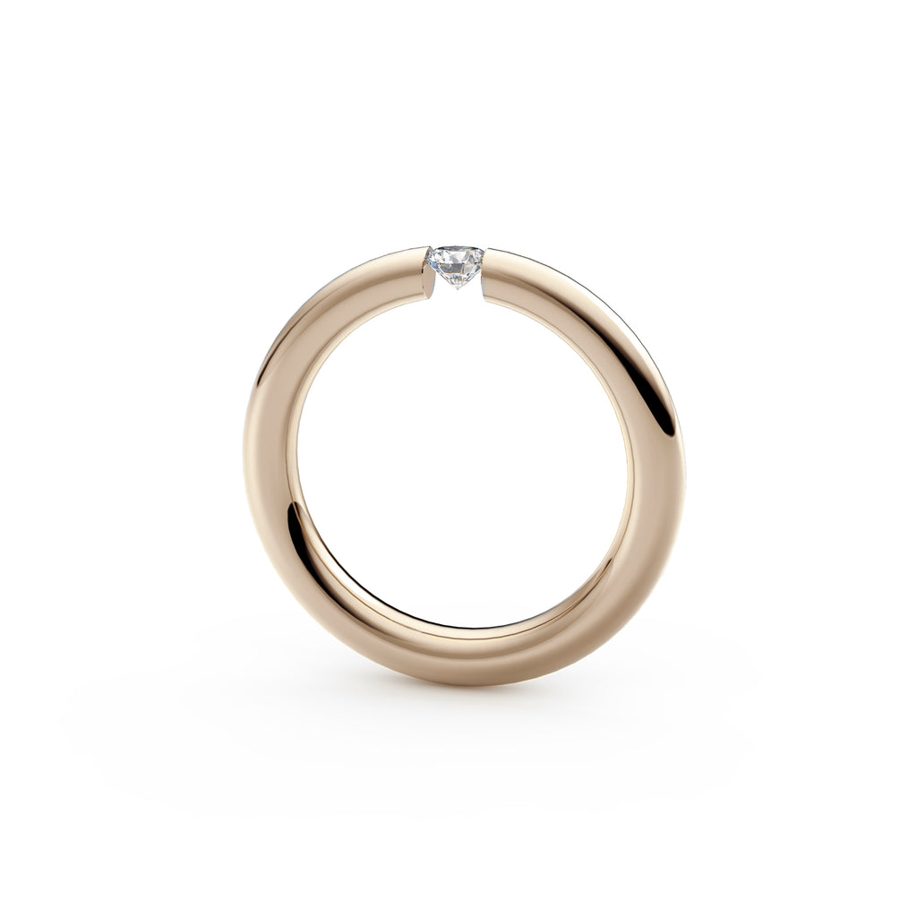 Niessing Spannring® Antares - N341983-0.16ct (16ct-fvs1-gloss-rw) mit Diamant