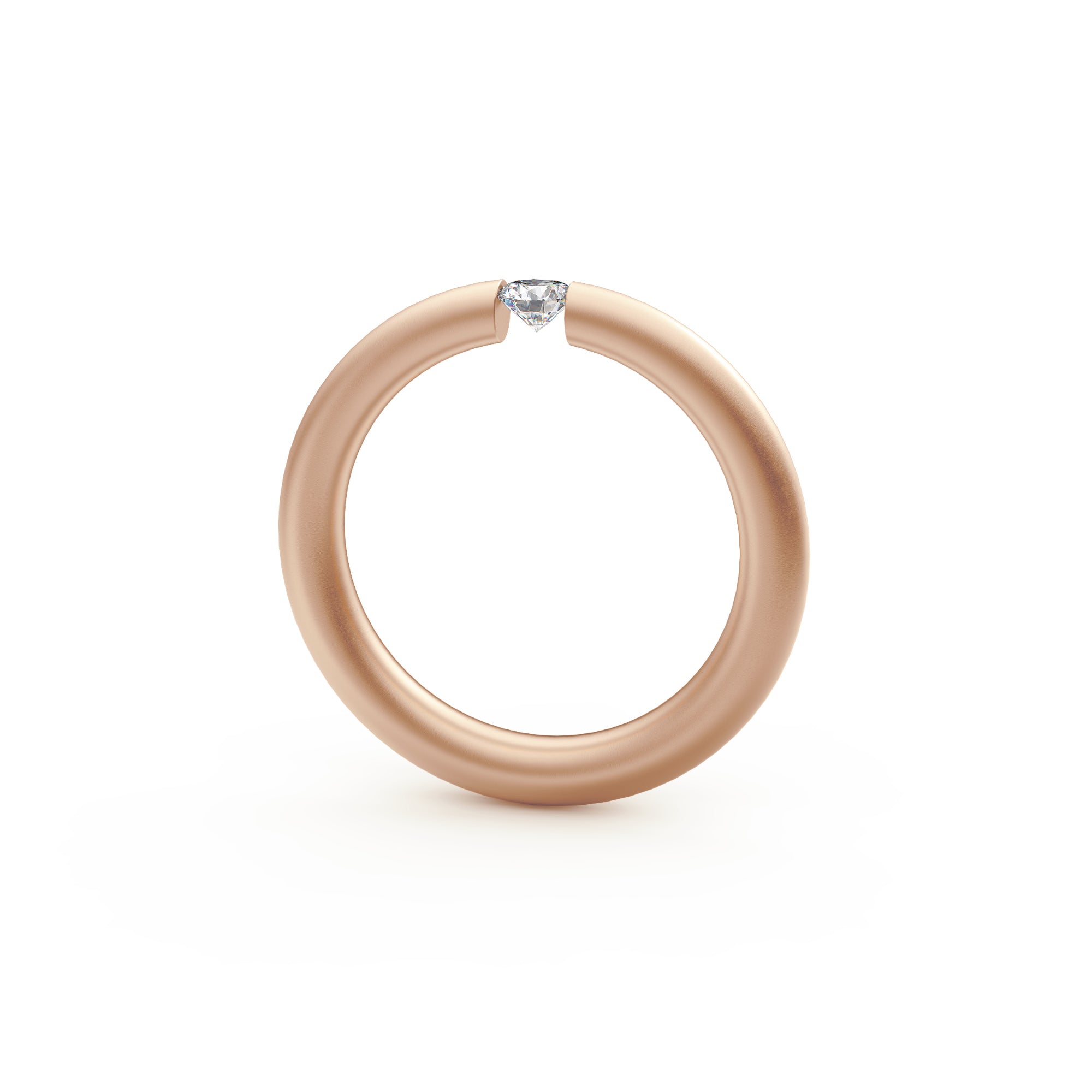 Niessing Spannring® Antares - N341983-0.16ct (16ct-fvs1-satin-cr) mit Diamant