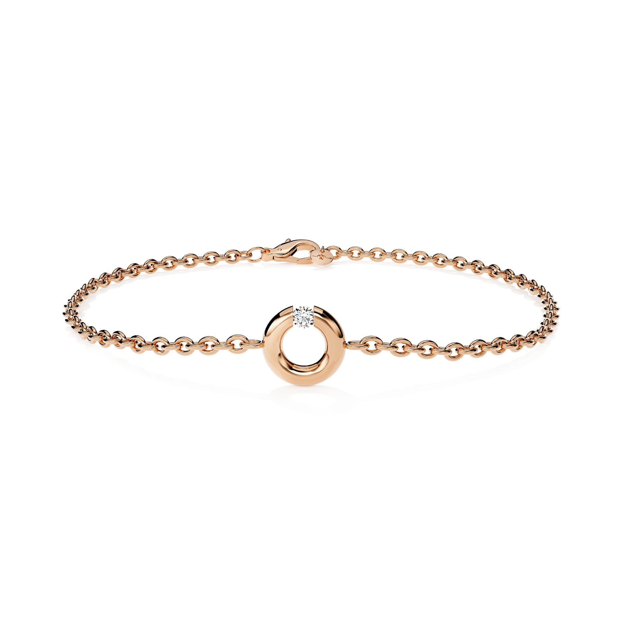 Niessing Spannring® Armband - N412925-200mm-0.05ct (05ct-cr) mit Diamant