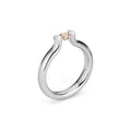 Niessing Spannring® Heaven - N371994-3.3mm-0.25ct (25ct-cinnamon-gloss-pt) aus Platin mit Diamant