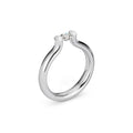 Niessing Spannring® Heaven - N371994-3.3mm-0.25ct (25ct-fvs1-gloss-pt) aus Platin mit Diamant