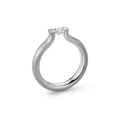 Niessing Spannring® Heaven - N371994-3.3mm-0.25ct (25ct-fvs1-satin-pt) aus Platin mit Diamant