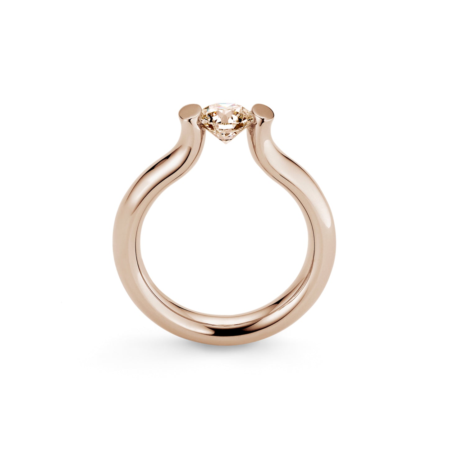 Spannring® Heaven  • Diamant von Niessing (N371994-3.5mm-0.5ct-cinnamon-gloss-rw)