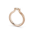 Niessing Spannring® Heaven - N371994-3.5mm-0.5ct (5ct-cinnamon-satin-rw) mit Diamant